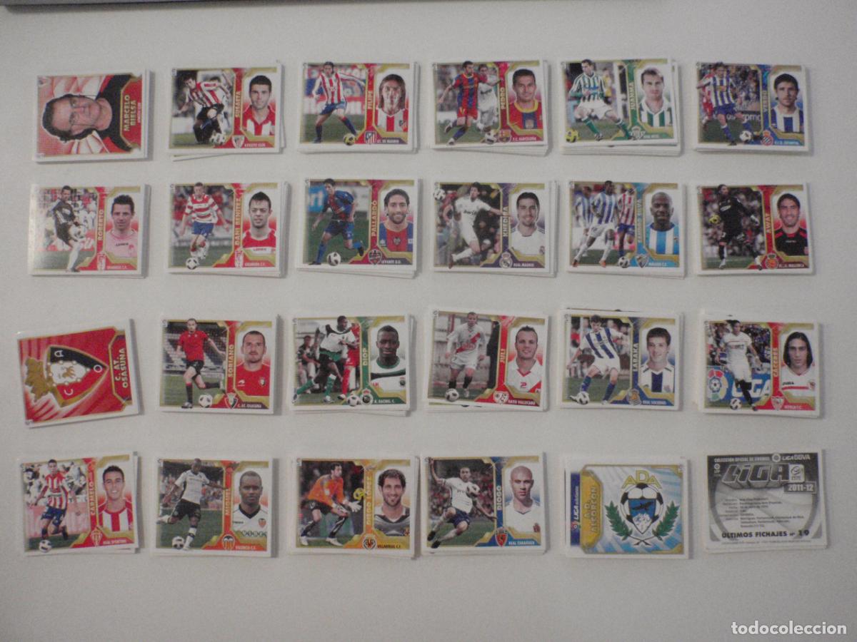 Fu&szlig;ball-Sticker: Lote cromos f&uacute;tbol stickers 359 diferentes y sin pegar. Liga Ediciones ESTE 2011 2012. 11 12