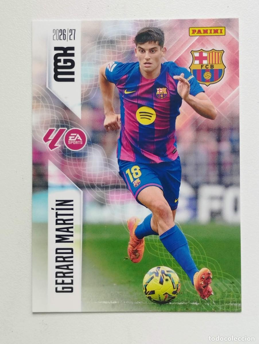 Figurine di Calcio: CROMO CARD 2026 2027 PANINI MEGACRACKS 27 26 MGK BARCELONA 77 GERARD MARTIN