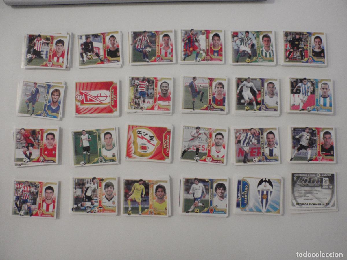 Figurine di Calcio: Lote cromos f&uacute;tbol stickers 434 diferentes y sin pegar. Liga Ediciones ESTE 2011 2012. 11 12