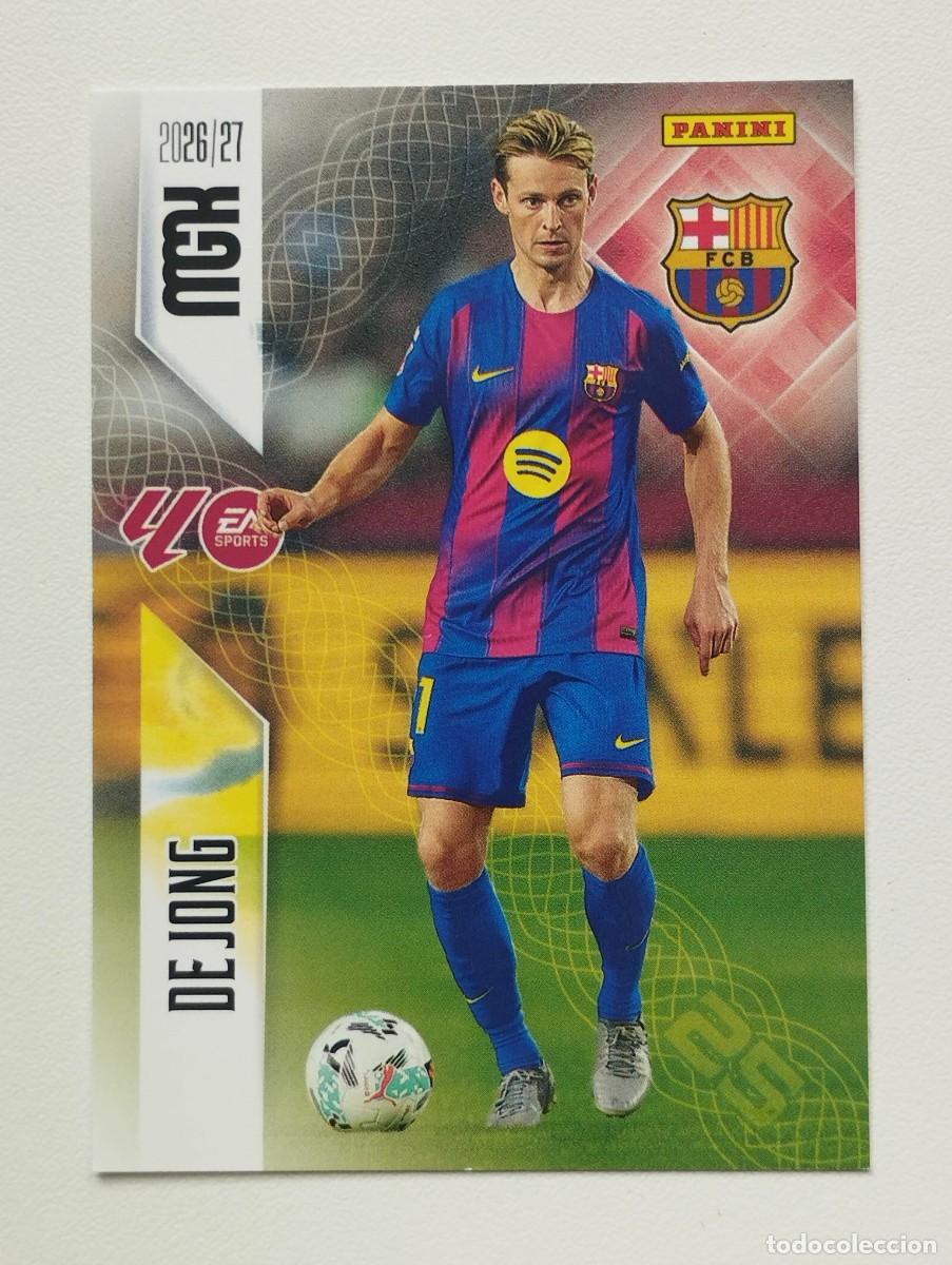 Figurine di Calcio: CROMO CARD 2026 2027 PANINI MEGACRACKS 27 26 MGK BARCELONA 82 FRENKIE DE JONG