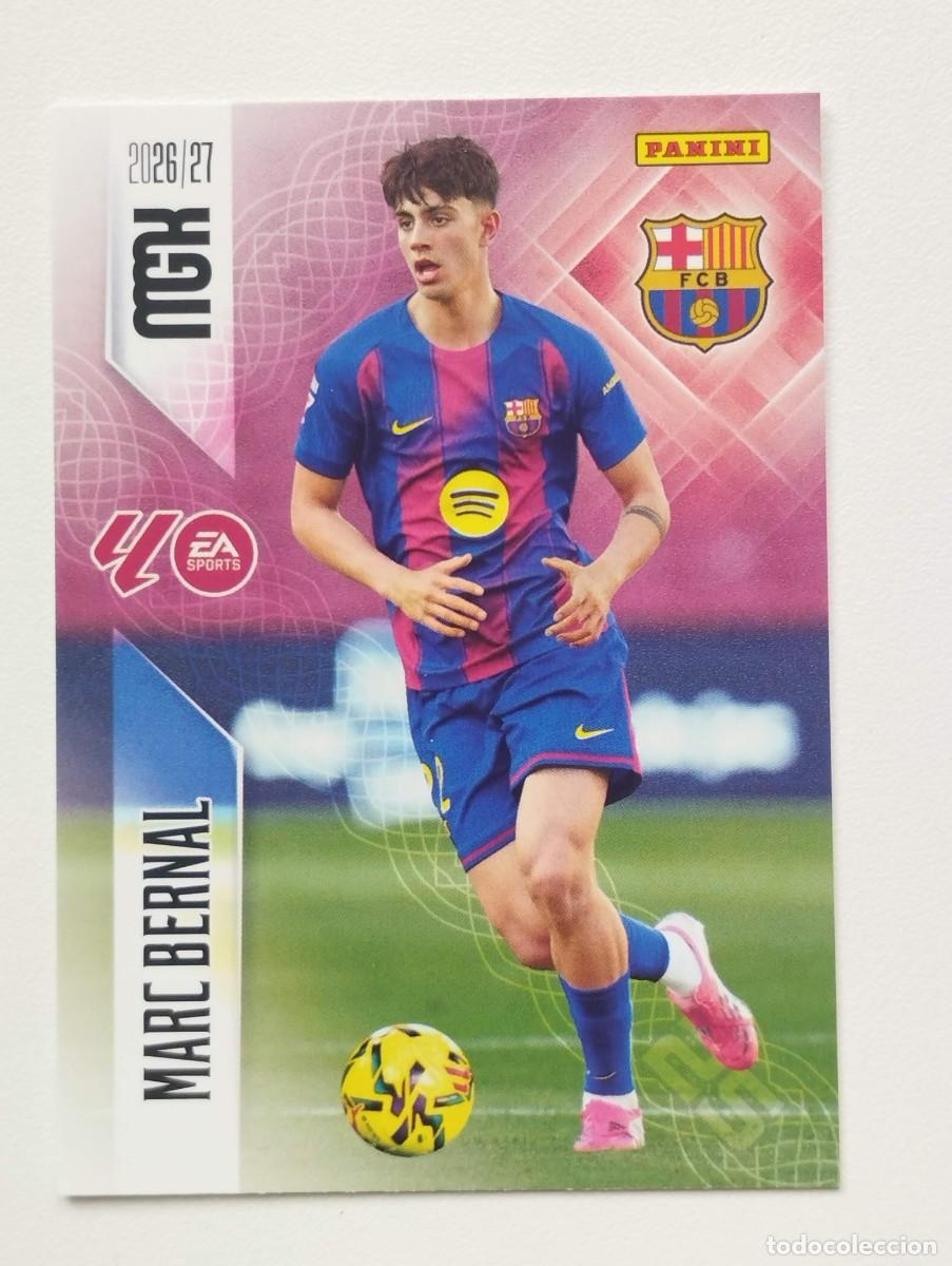 Figurine di Calcio: CROMO CARD 2026 2027 PANINI MEGACRACKS 27 26 MGK BARCELONA 83 MARC BERNAL