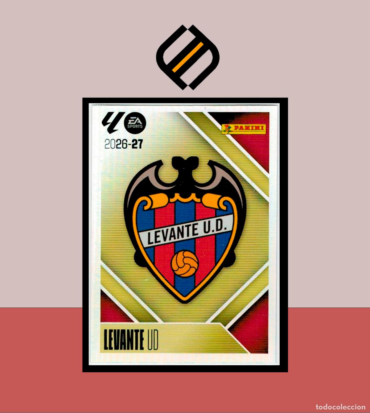 Figurine di Calcio: LIGA ESTE 2026 2027 26 27 PANINI UD LEVANTE N&ordm; 1 ESCUDO STICKER ALB&Uacute;M COLECCI&Oacute;N