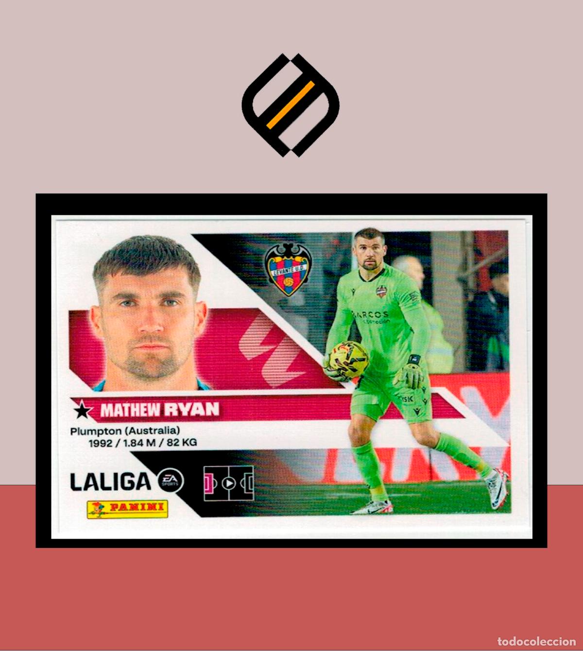 Cromos de f&uacute;tbol: LIGA ESTE 2026 2027 26 27 PANINI UD LEVANTE N&ordm; 3 RYAN STICKER ALB&Uacute;M COLECCI&Oacute;N