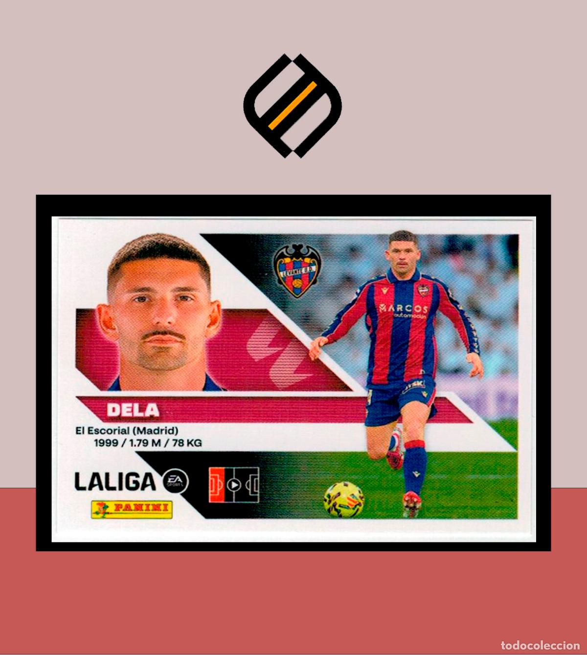 Cromos de f&uacute;tbol: LIGA ESTE 2026 2027 26 27 PANINI UD LEVANTE N&ordm; 7 DELA STICKER ALB&Uacute;M COLECCI&Oacute;N