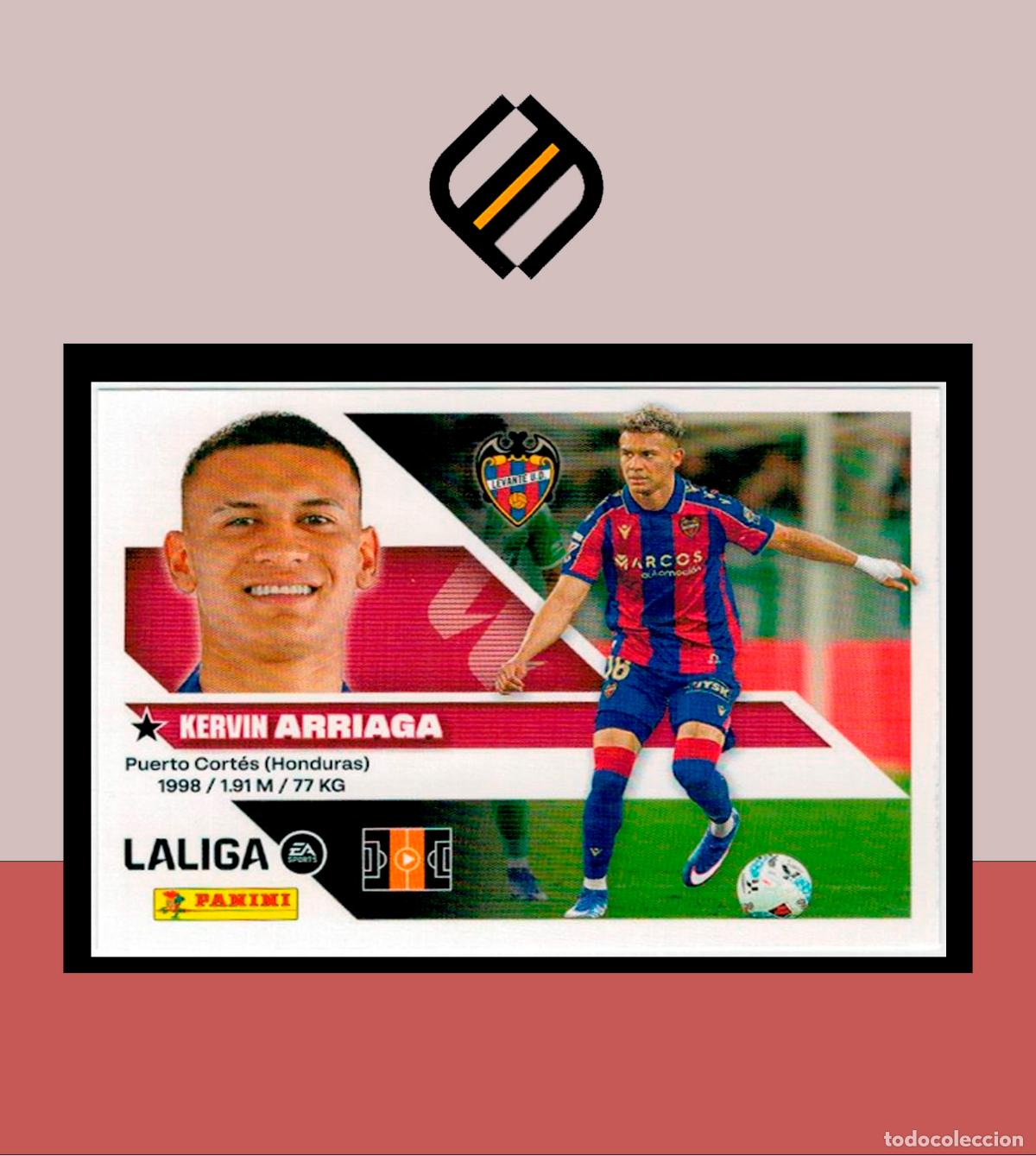 Cromos de f&uacute;tbol: LIGA ESTE 2026 2027 26 27 PANINI UD LEVANTE N&ordm; 10 ARRIAGA STICKER ALB&Uacute;M COLECCI&Oacute;N