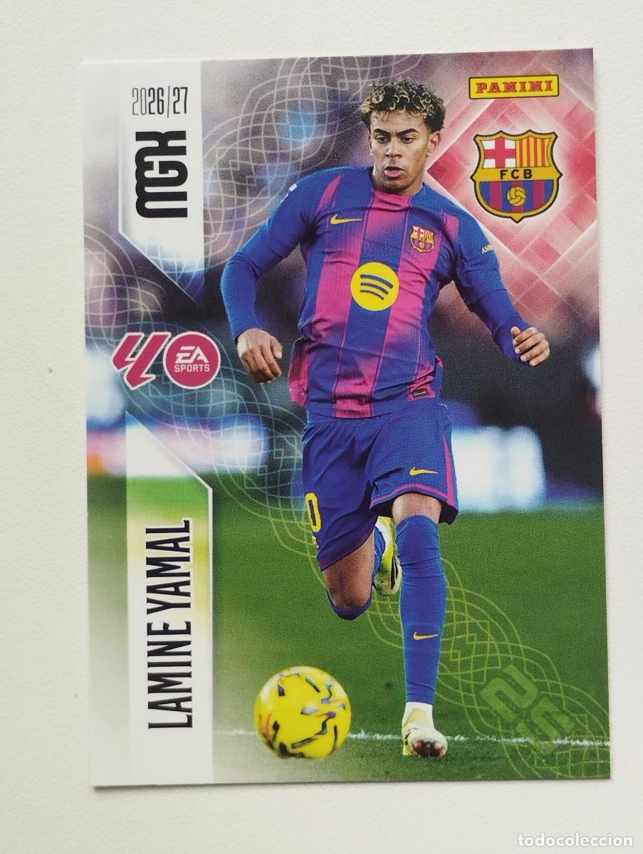 Cromos de f&uacute;tbol: CROMO CARD 2026 2027 PANINI MEGACRACKS 27 26 MGK BARCELONA 89 LAMINE YAMAL