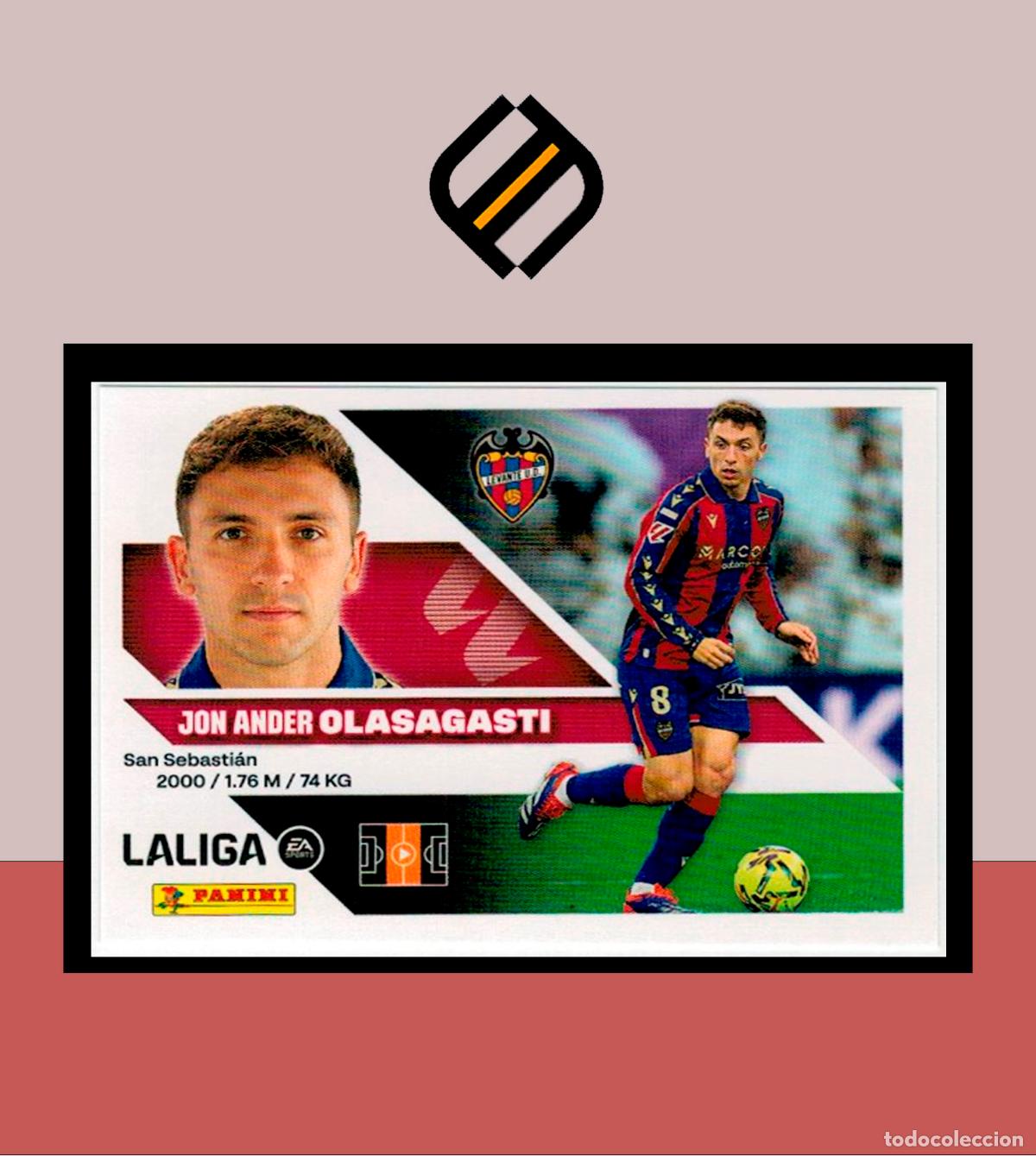 Cromos de f&uacute;tbol: LIGA ESTE 2026 2027 26 27 PANINI UD LEVANTE N&ordm; 12 OLASAGASTI STICKER ALB&Uacute;M COLECCI&Oacute;N