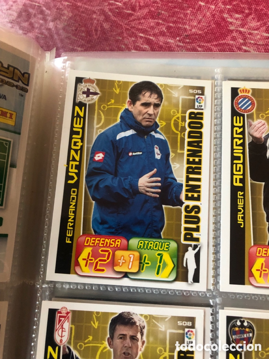 Figurine di Calcio: Adrenalyn 2012 2012 plus entrenador Fernando V&aacute;zquez 505 deportivo