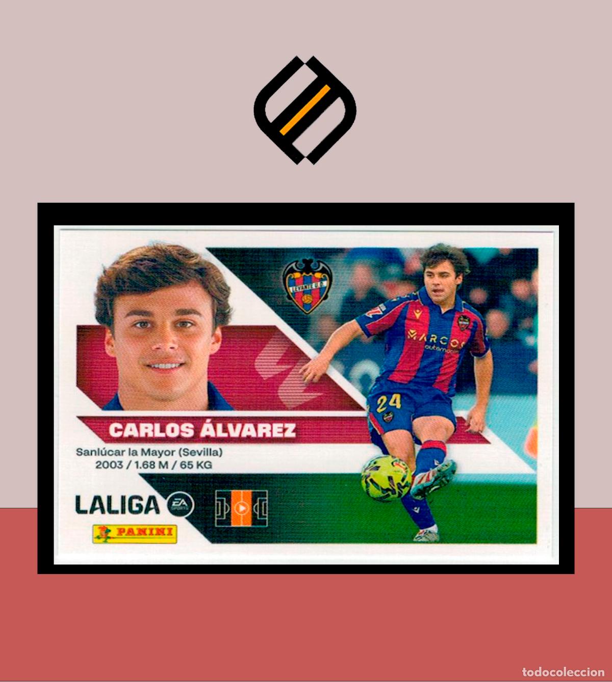 Figurine di Calcio: LIGA ESTE 2026 2027 26 27 PANINI UD LEVANTE N&ordm; 15 CARLOS &Aacute;LVAREZ STICKER ALB&Uacute;M COLECCI&Oacute;N