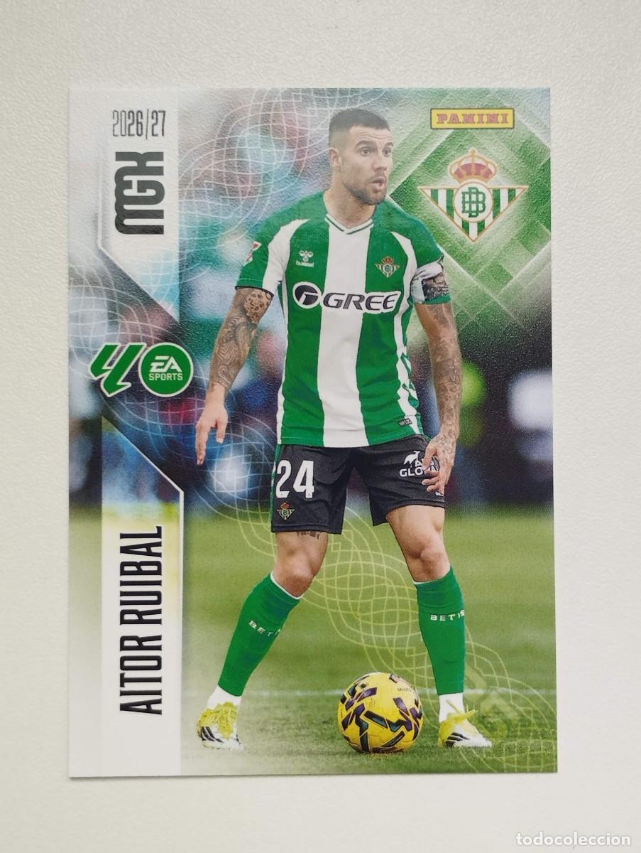 Figurine di Calcio: CROMO CARD 2026 2027 PANINI MEGACRACKS 27 26 MGK BETIS 94 AITOR RUIBAL