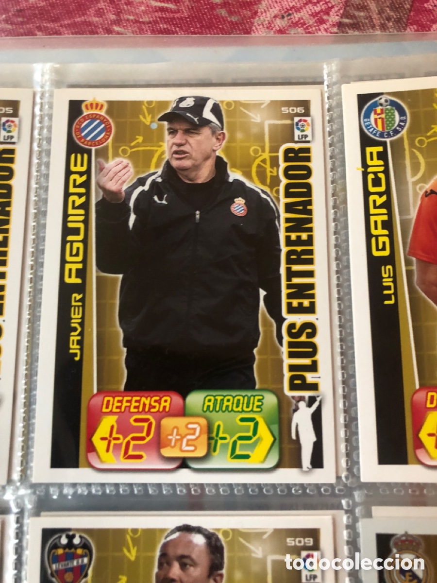 Figurine di Calcio: Adrenalyn 2012 2012 plus entrenador Javier Aguirre 506 espa&ntilde;ol