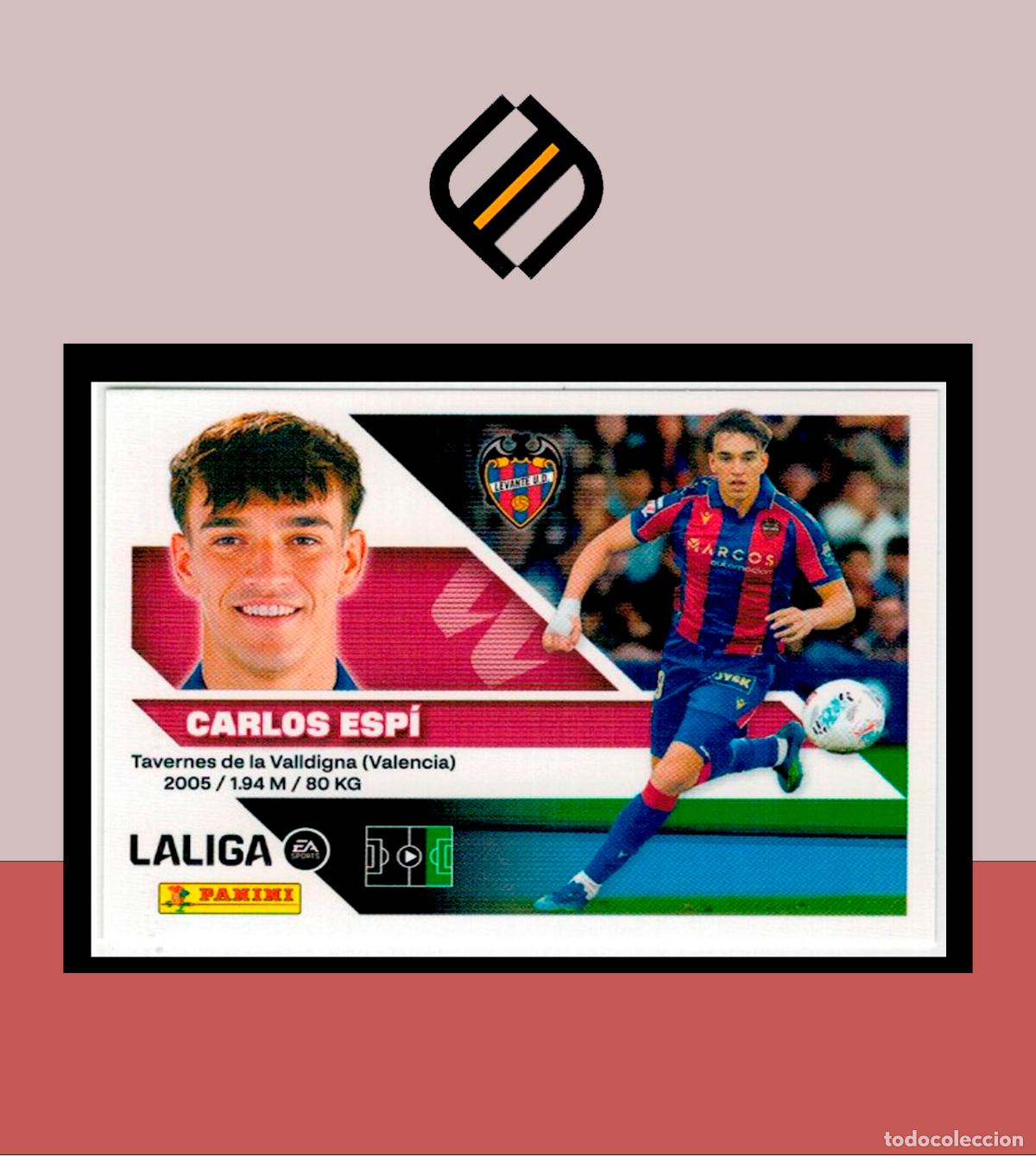 Cromos de f&uacute;tbol: LIGA ESTE 2026 2027 26 27 PANINI UD LEVANTE N&ordm; 20 CARLOS ESP&Iacute; STICKER ALB&Uacute;M COLECCI&Oacute;N