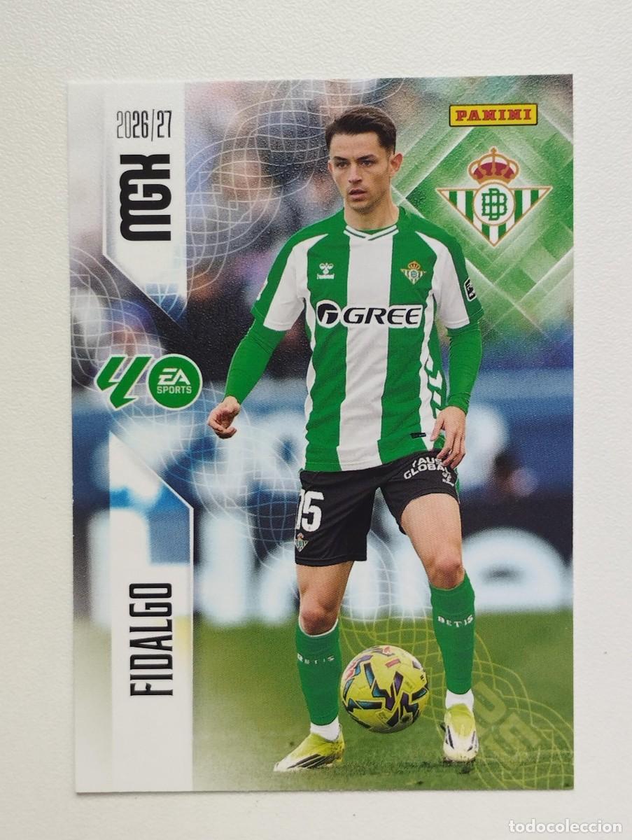 Cromos de f&uacute;tbol: CROMO CARD 2026 2027 PANINI MEGACRACKS 27 26 MGK BETIS 101 FIDALGO