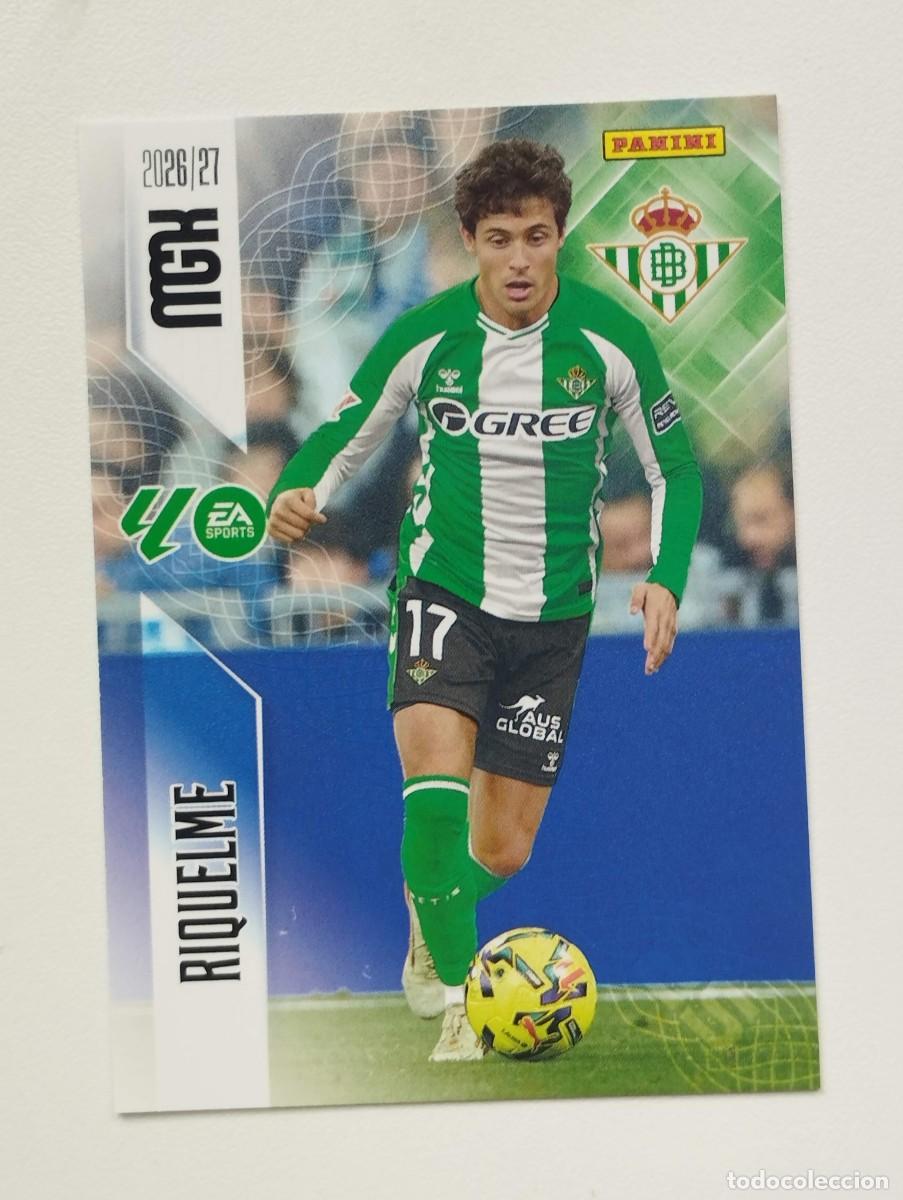 Cromos de f&uacute;tbol: CROMO CARD 2026 2027 PANINI MEGACRACKS 27 26 MGK BETIS 105 RODRIGO RIQUELME