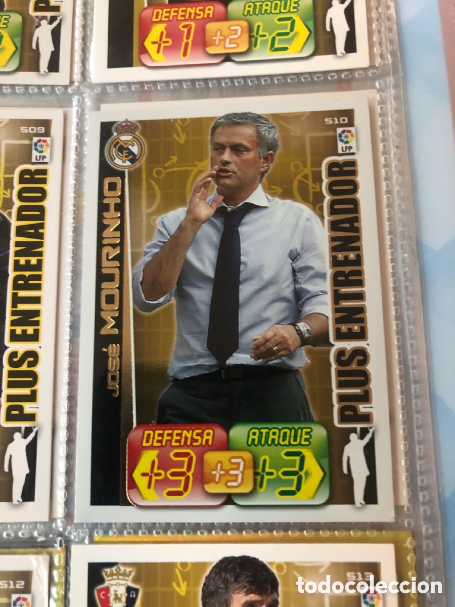 Cromos de f&uacute;tbol: Adrenalyn 2012 2012 plus entrenador Jose mourinho 510 real Madrid