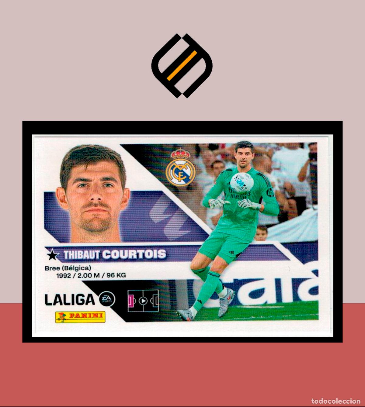 Cromos de f&uacute;tbol: LIGA ESTE 2026 2027 26 27 PANINI REAL MADRID N&ordm; 3 COURTOIS STICKER ALB&Uacute;M COLECCI&Oacute;N