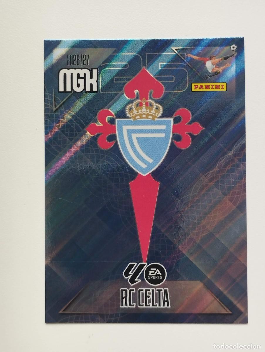 Figurine di Calcio: CROMO CARD 2026 2027 PANINI MEGACRACKS 27 26 MGK CELTA DE VIGO 109 ESCUDO