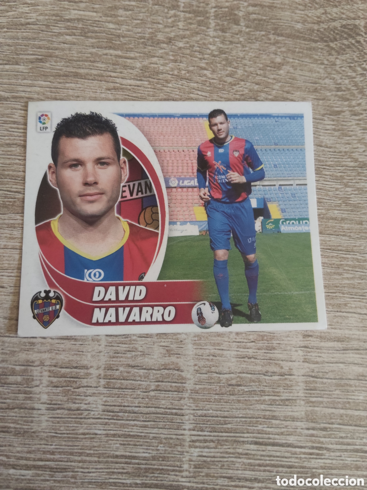 Figurine di Calcio: David Navarro Levante liga 2012 2013 12 13 ediciones este