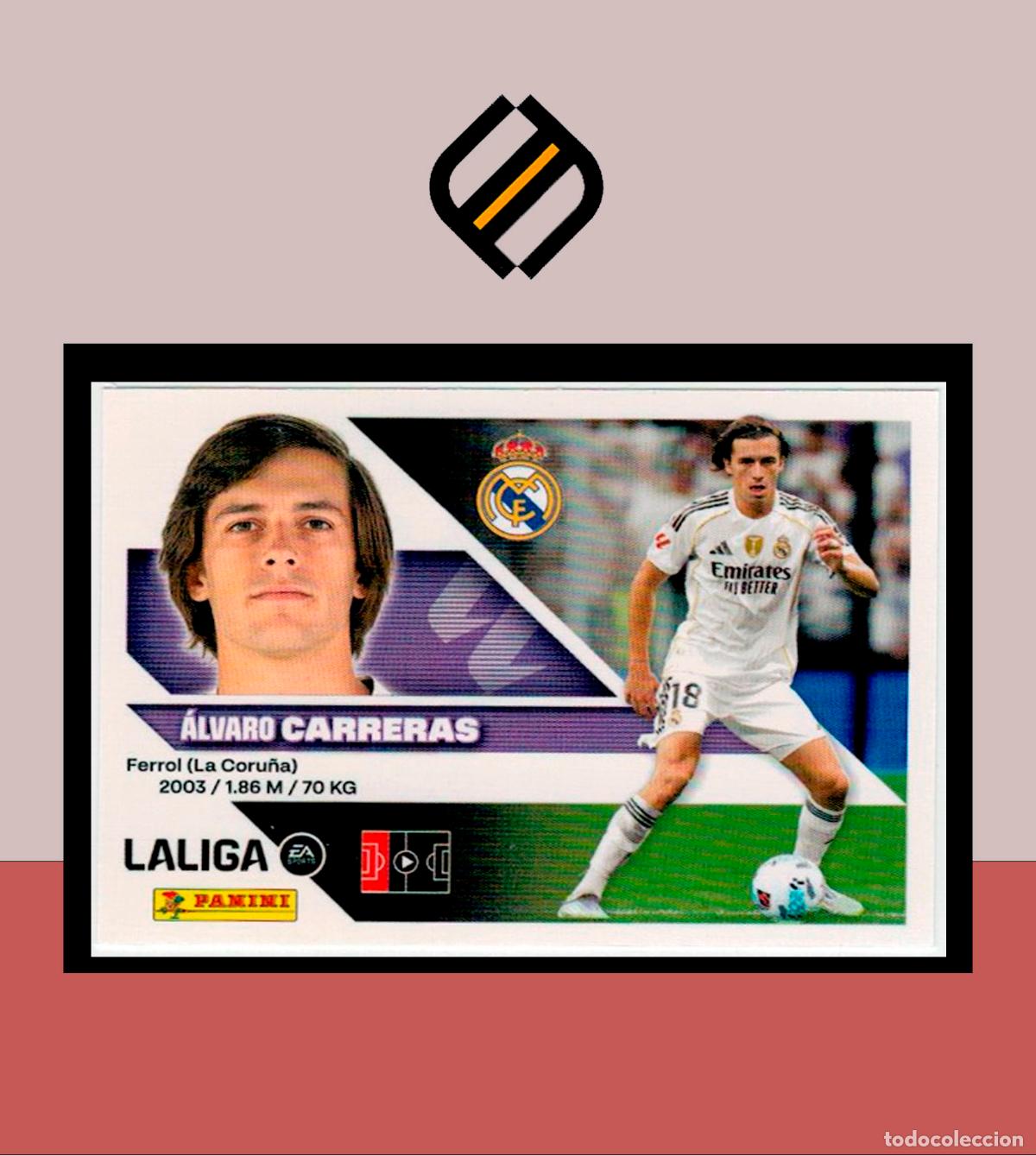 Figurine di Calcio: LIGA ESTE 2026 2027 26 27 PANINI REAL MADRID N&ordm; 10A CARRERAS STICKER ALB&Uacute;M COLECCI&Oacute;N