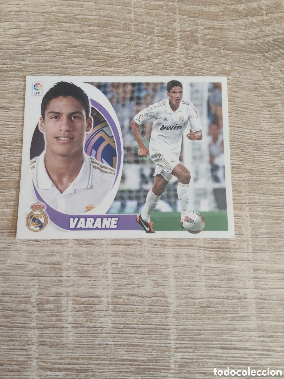 Cromos de f&uacute;tbol: Varane Real Madrid liga 2012 2013 12 13 ediciones este