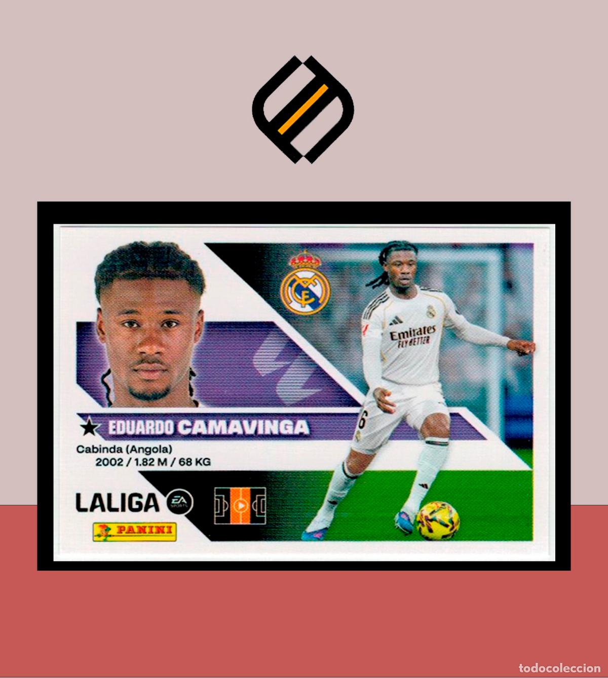 Cromos de f&uacute;tbol: LIGA ESTE 2026 2027 26 27 PANINI REAL MADRID N&ordm; 13 CAMAVINGA STICKER ALB&Uacute;M COLECCI&Oacute;N