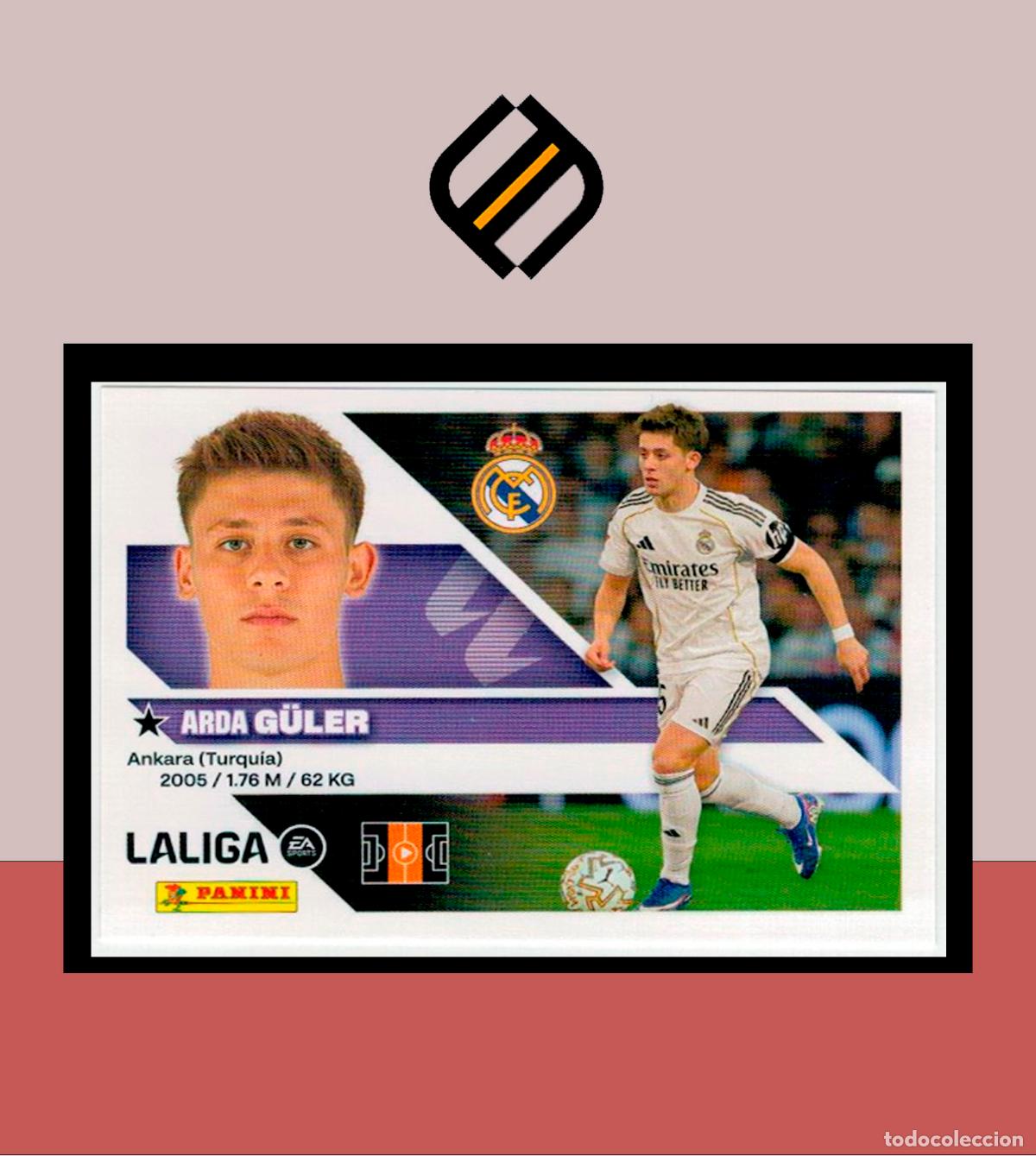 Cromos de f&uacute;tbol: LIGA ESTE 2026 2027 26 27 PANINI REAL MADRID N&ordm; 15A G&Uuml;LER STICKER ALB&Uacute;M COLECCI&Oacute;N