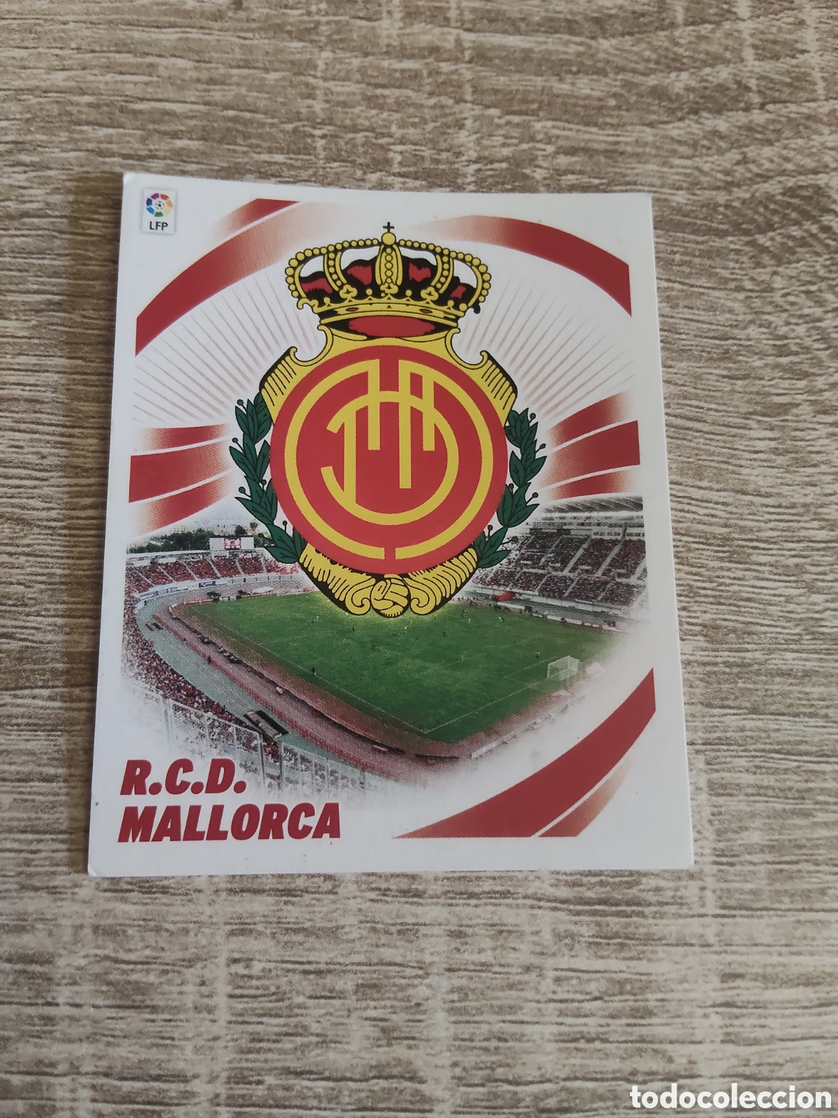 Cromos de f&uacute;tbol: Escudo Mallorca liga 2012 2013 12 13 ediciones este