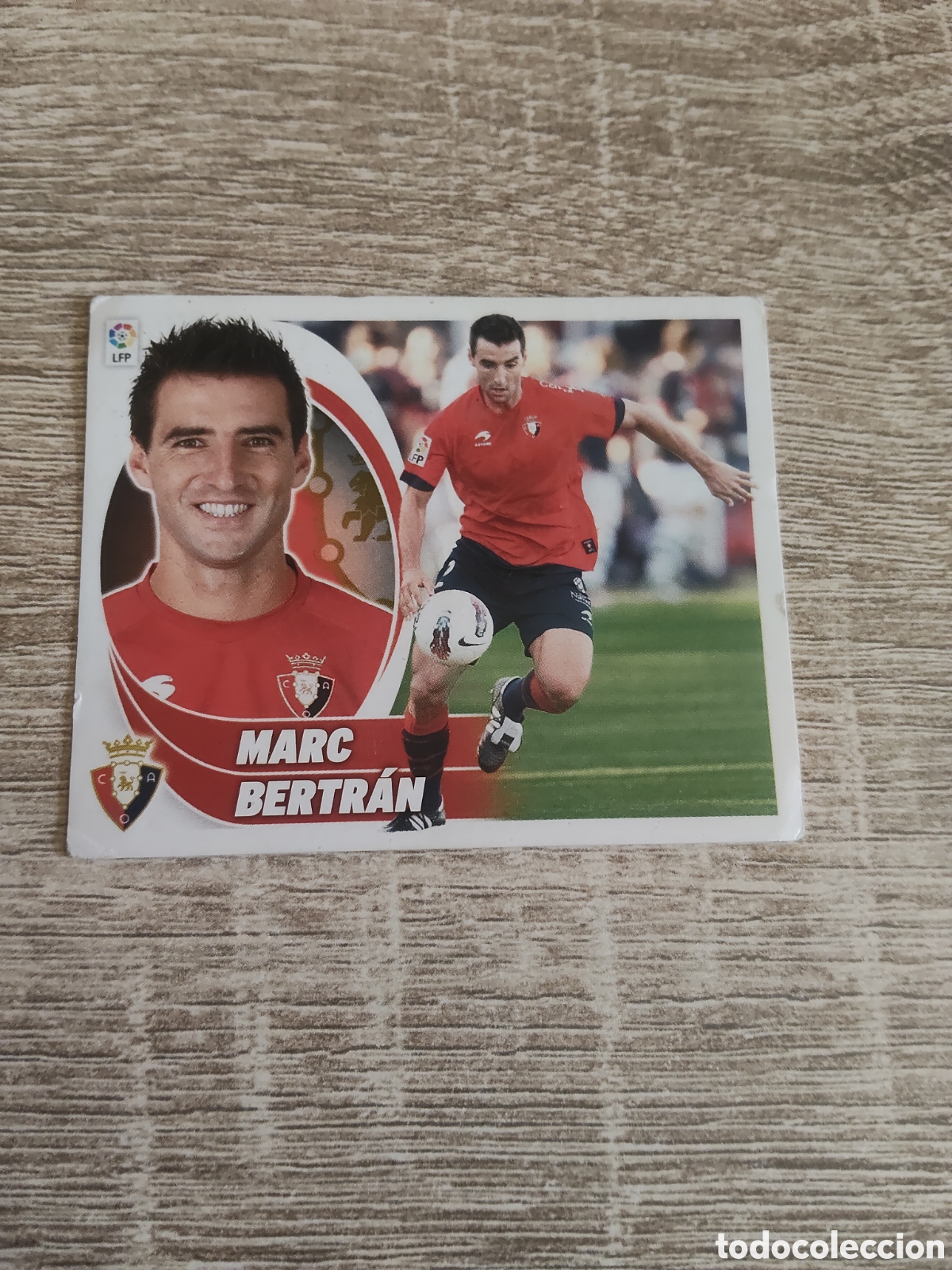 Cromos de f&uacute;tbol: Marc Bertran Osasuna liga 2012 2013 12 13 ediciones este