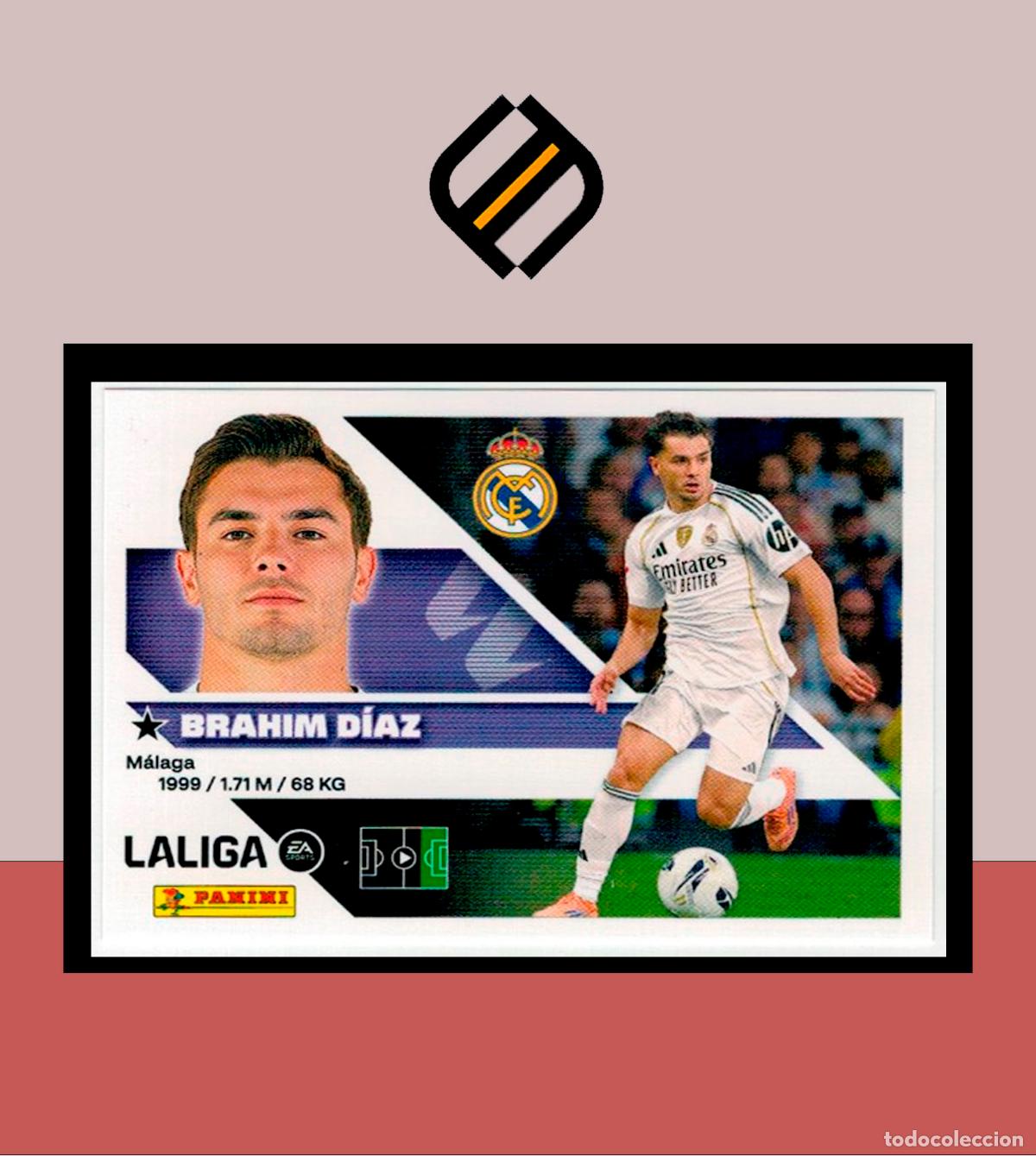 Cromos de f&uacute;tbol: LIGA ESTE 2026 2027 26 27 PANINI REAL MADRID N&ordm; 16B BRAHIM D&Iacute;AZ STICKER ALB&Uacute;M COLECCI&Oacute;N