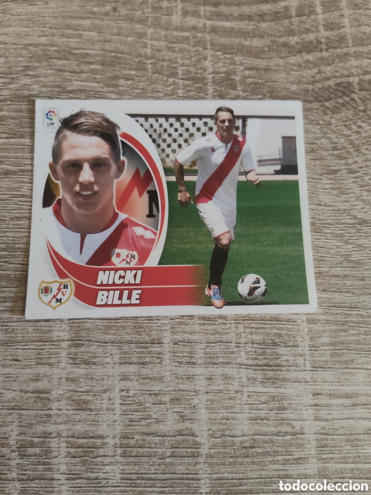 Fu&szlig;ball-Sticker: Nicki Bille Rayo Vallecano liga 2012 2013 12 13 ediciones este