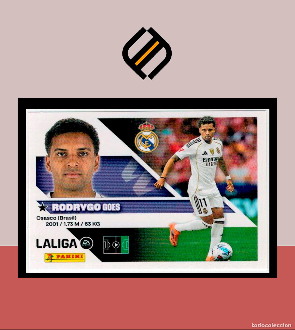 Fu&szlig;ball-Sticker: LIGA ESTE 2026 2027 26 27 PANINI REAL MADRID N&ordm; 18 RODRYGO STICKER ALB&Uacute;M COLECCI&Oacute;N