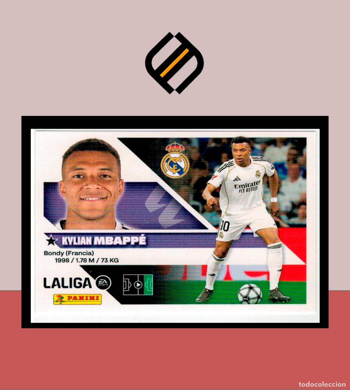 Fu&szlig;ball-Sticker: LIGA ESTE 2026 2027 26 27 PANINI REAL MADRID N&ordm; 20 MBAPP&Eacute; STICKER ALB&Uacute;M COLECCI&Oacute;N