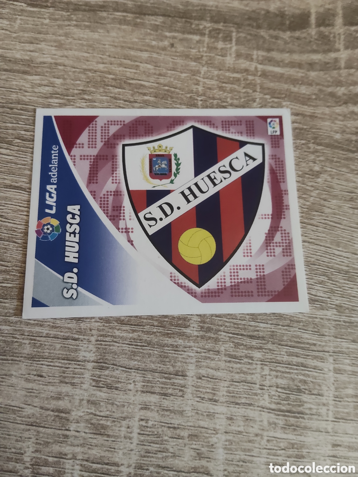 Fu&szlig;ball-Sticker: Escudo Huesca liga 2012 2013 12 13 ediciones este