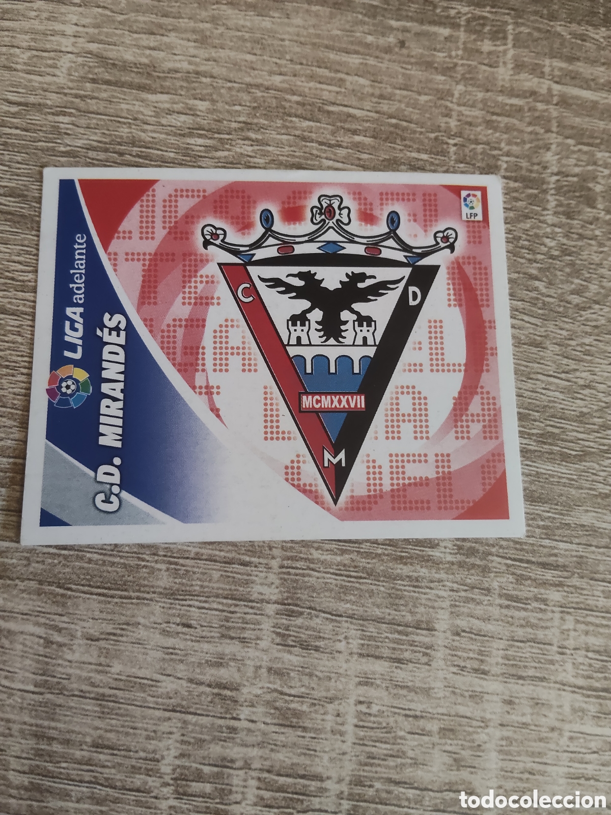 Cromos de f&uacute;tbol: Escudo Mirand&eacute;s liga 2012 2013 12 13 ediciones este