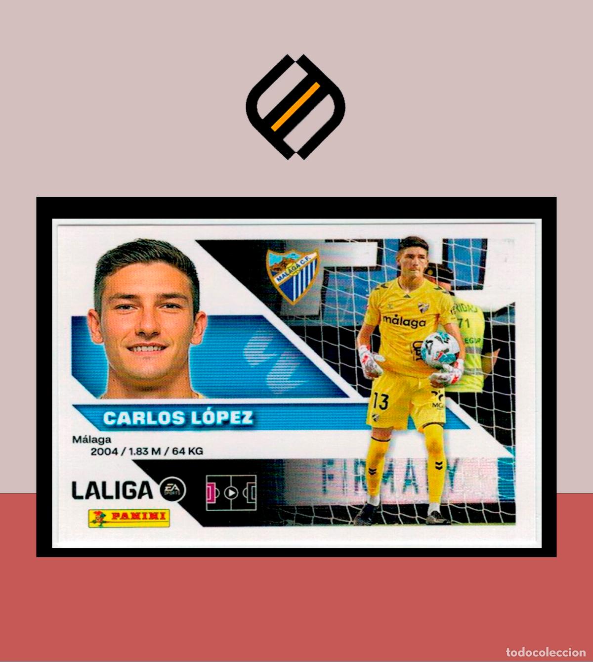 Fu&szlig;ball-Sticker: LIGA ESTE 2026 2027 26 27 PANINI MALAGA CF N&ordm; 4 CARLOS L&Oacute;PEZ STICKER ALB&Uacute;M COLECCI&Oacute;N