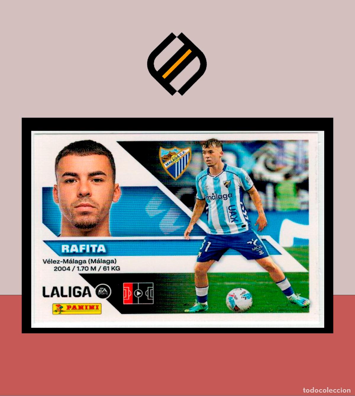 Fu&szlig;ball-Sticker: LIGA ESTE 2026 2027 26 27 PANINI MALAGA CF N&ordm; 9 RAFITA STICKER ALB&Uacute;M COLECCI&Oacute;N