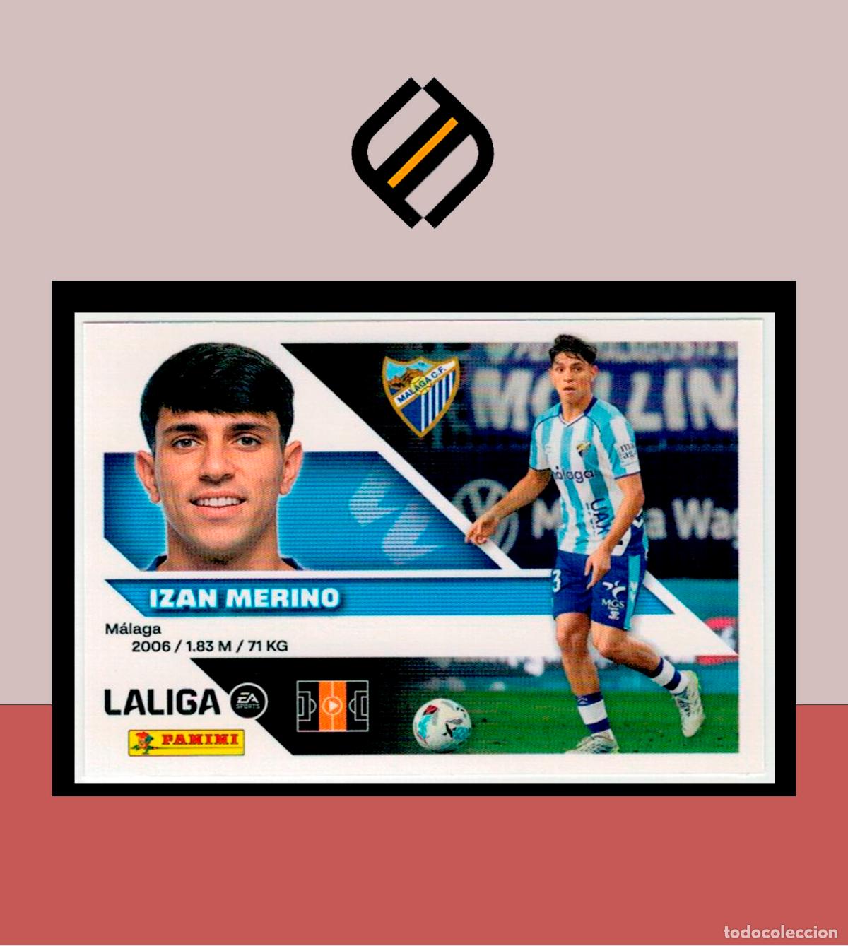 Fu&szlig;ball-Sticker: LIGA ESTE 2026 2027 26 27 PANINI MALAGA CF N&ordm; 11 IZAN MERINO STICKER ALB&Uacute;M COLECCI&Oacute;N