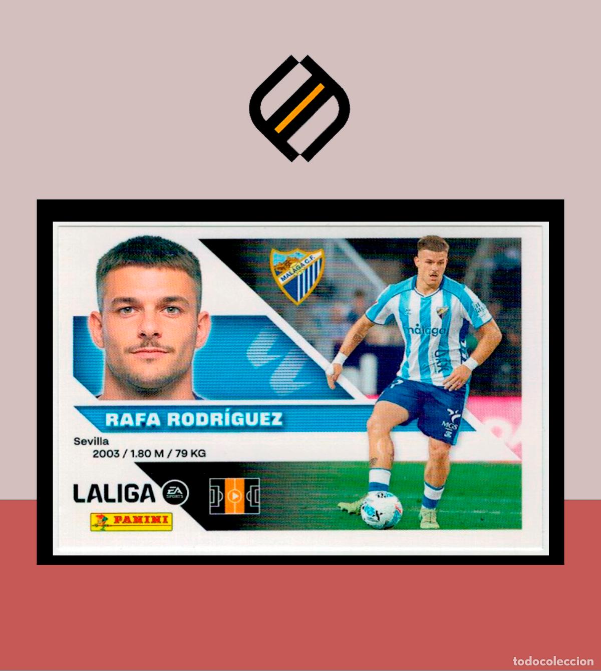 Cromos de Futebol: LIGA ESTE 2026 2027 26 27 PANINI MALAGA CF N&ordm; 13A RAFA RODRIGUEZ STICKER ALB&Uacute;M COLECCI&Oacute;N