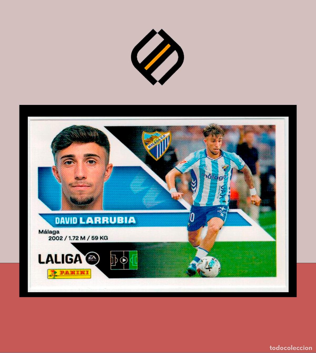 Cromos de f&uacute;tbol: LIGA ESTE 2026 2027 26 27 PANINI MALAGA CF N&ordm; 16 LARRUBIA STICKER ALB&Uacute;M COLECCI&Oacute;N