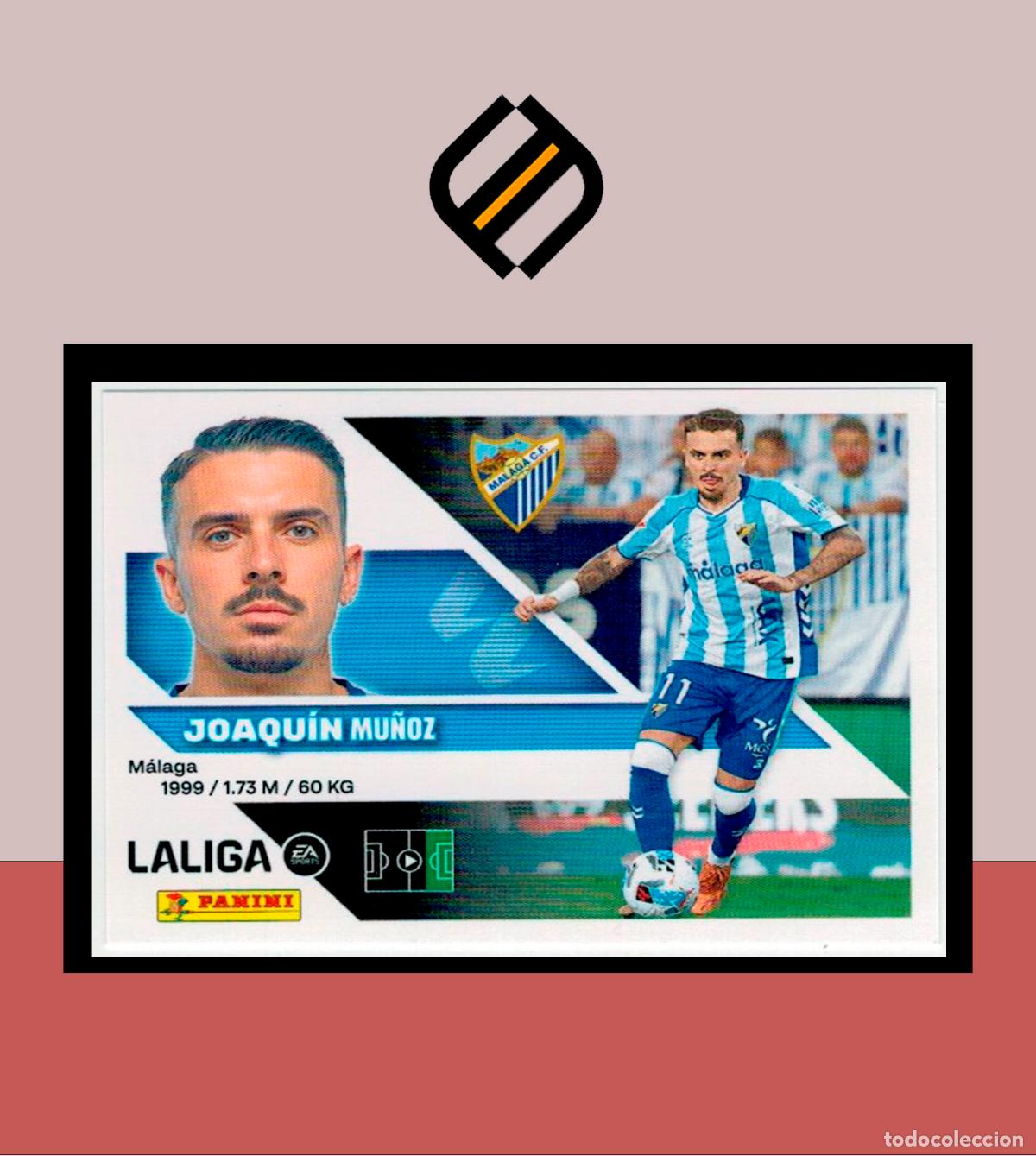 Cromos de f&uacute;tbol: LIGA ESTE 2026 2027 26 27 PANINI MALAGA CF N&ordm; 19 JOAQU&Iacute;N STICKER ALB&Uacute;M COLECCI&Oacute;N