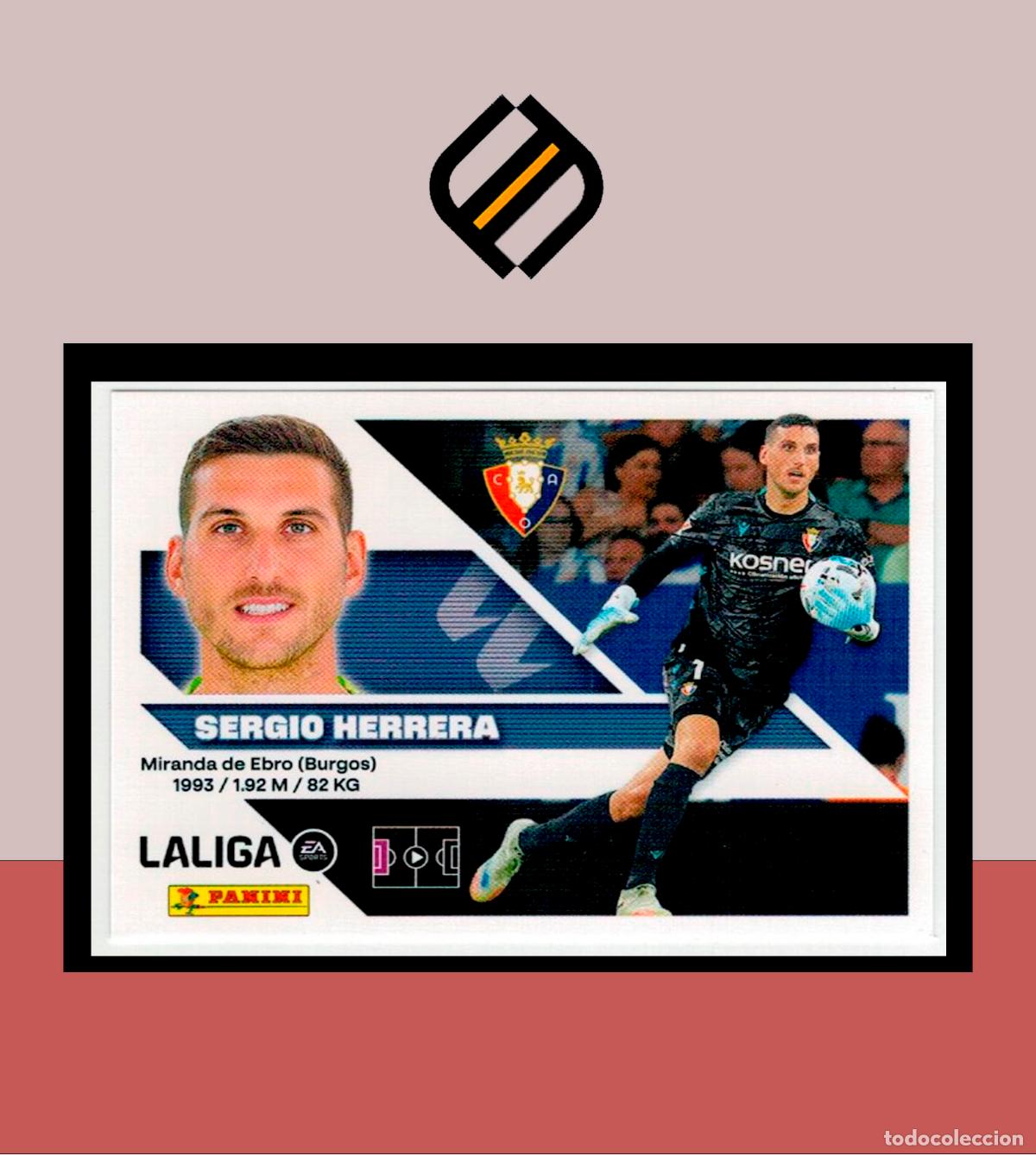 Cromos de f&uacute;tbol: LIGA ESTE 2026 2027 26 27 PANINI CA OSASUNA N&ordm; 3 SERGIO HERRERA STICKER ALB&Uacute;M COLECCI&Oacute;N