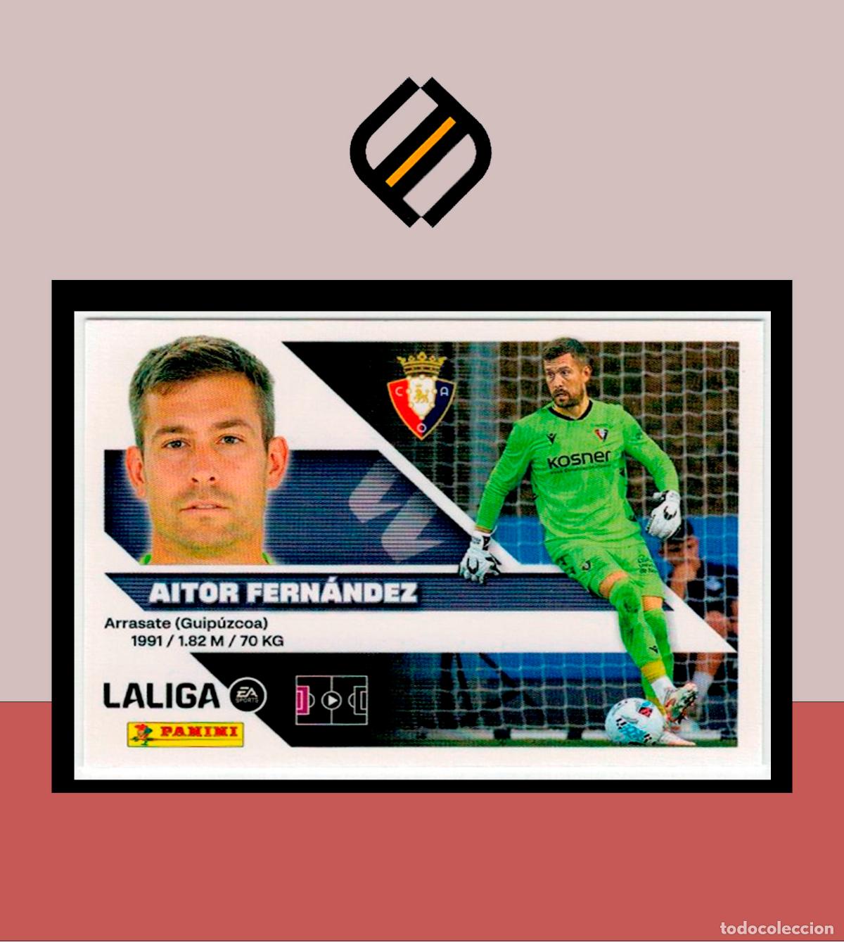 Cromos de f&uacute;tbol: LIGA ESTE 2026 2027 26 27 PANINI CA OSASUNA N&ordm; 4 AITOR FERN&Aacute;NDEZ STICKER ALB&Uacute;M COLECCI&Oacute;N