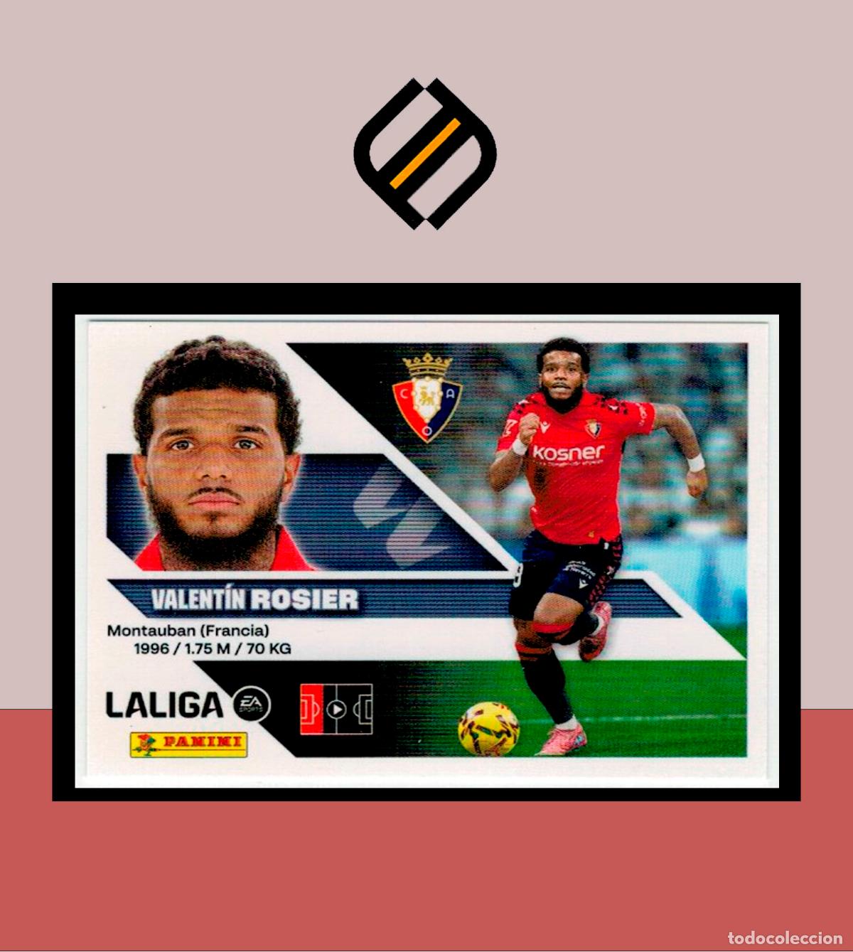 Cromos de f&uacute;tbol: LIGA ESTE 2026 2027 26 27 PANINI CA OSASUNA N&ordm; 5A ROSIER STICKER ALB&Uacute;M COLECCI&Oacute;N