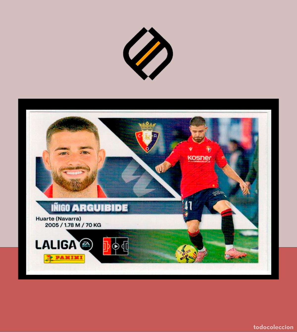 Cromos de f&uacute;tbol: LIGA ESTE 2026 2027 26 27 PANINI CA OSASUNA N&ordm; 5B ARGUIBIDE STICKER ALB&Uacute;M COLECCI&Oacute;N