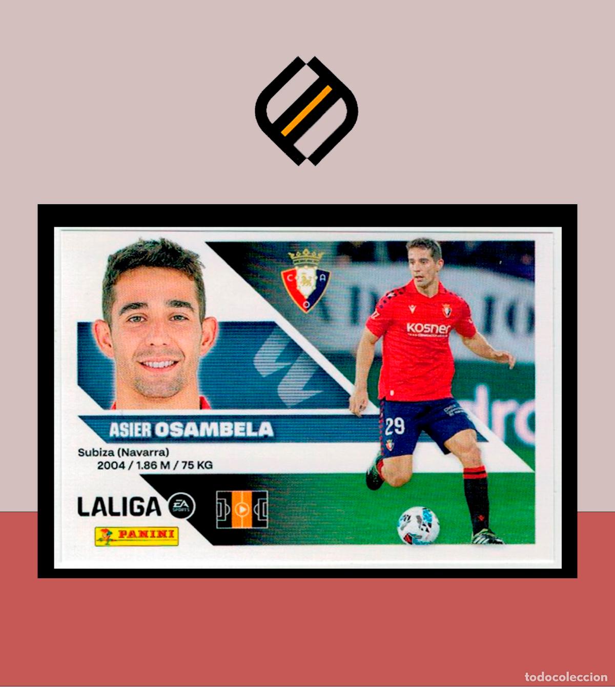 Cromos de f&uacute;tbol: LIGA ESTE 2026 2027 26 27 PANINI CA OSASUNA N&ordm; 10 OSAMBELA STICKER ALB&Uacute;M COLECCI&Oacute;N
