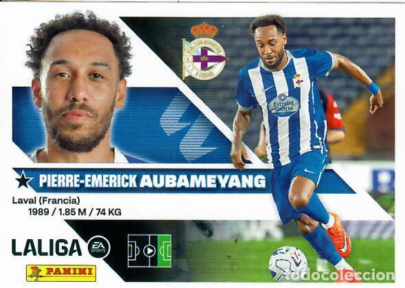 Cromos de f&uacute;tbol: CROMO PANINI LIGA ESTE 26 27 - FICHAJE N&ordm; 12 - AUBAMEYANG - DEPORTIVO LA CORU&Ntilde;A - 2&ordf; EDICI&Oacute;N