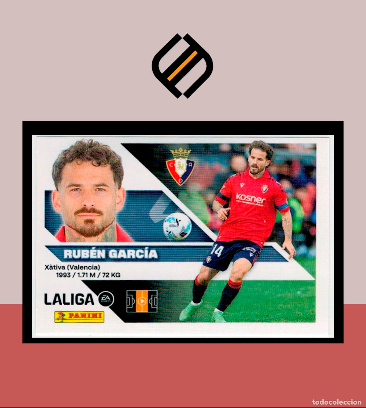 Cromos de f&uacute;tbol: LIGA ESTE 2026 2027 26 27 PANINI CA OSASUNA N&ordm; 14 RUB&Eacute;N GARC&Iacute;A STICKER ALB&Uacute;M COLECCI&Oacute;N