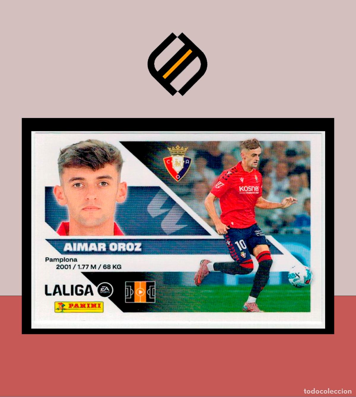 Cromos de f&uacute;tbol: LIGA ESTE 2026 2027 26 27 PANINI CA OSASUNA N&ordm; 15 AIMAR OROZ STICKER ALB&Uacute;M COLECCI&Oacute;N