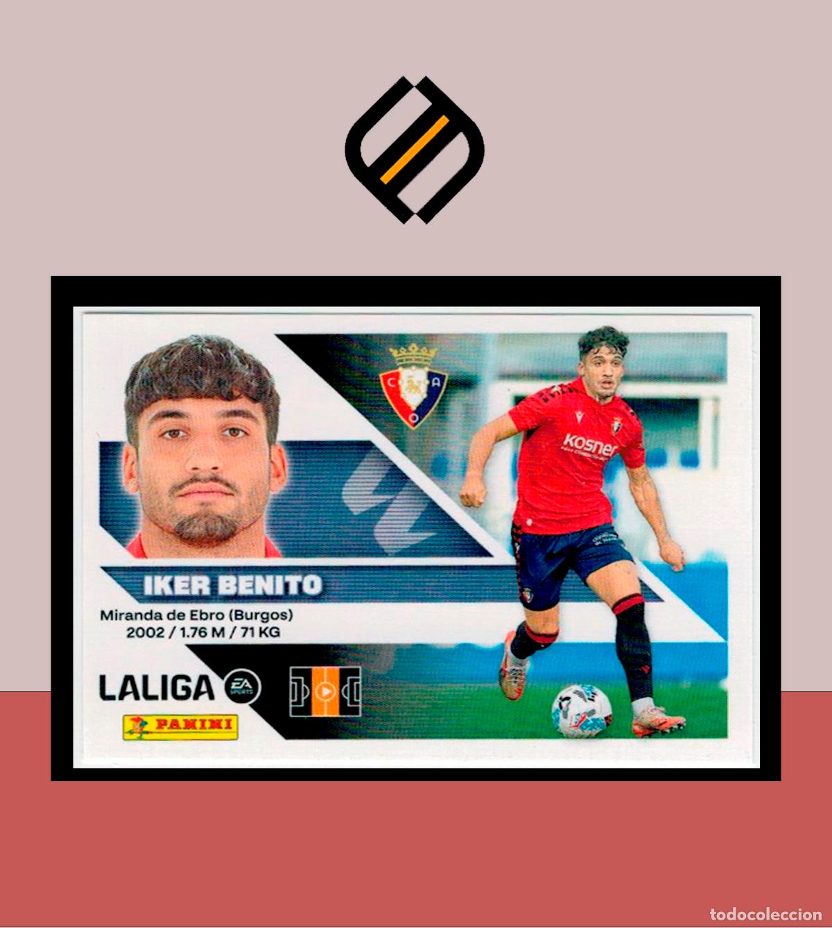 Cromos de f&uacute;tbol: LIGA ESTE 2026 2027 26 27 PANINI CA OSASUNA N&ordm; 16 IKER BENITO STICKER ALB&Uacute;M COLECCI&Oacute;N