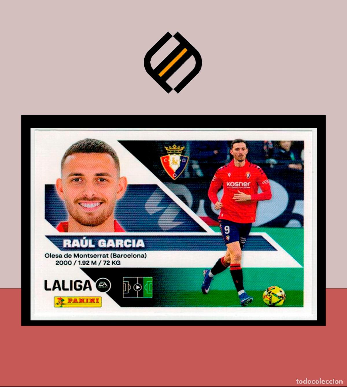 Cromos de f&uacute;tbol: LIGA ESTE 2026 2027 26 27 PANINI CA OSASUNA N&ordm; 18 RA&Uacute;L GARC&Iacute;A STICKER ALB&Uacute;M COLECCI&Oacute;N